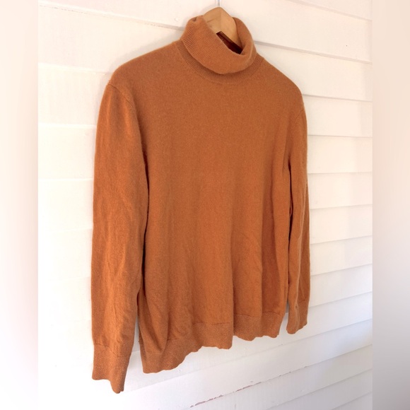 Lafayette 148 New York rust softest cashmere sweater 1X - Picture 2 of 6